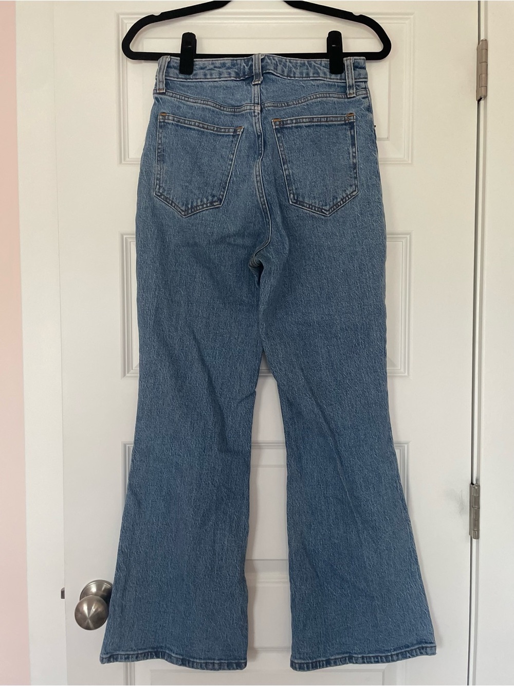 Abercrombie Vintage High-Rise Flare Curve Love Jeans, size 4 short - Picture 4 of 6